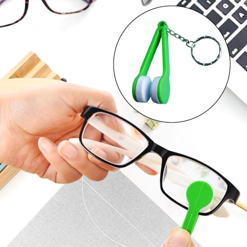 Herramienta de Limpieza de Gafas de Sol, Gafas de Sol, Borrador de Dactilares, 6 Unidades, con Llavero, Accesorios portátiles, Herramienta de Limpieza para Viajes y Gafas - imagen 3