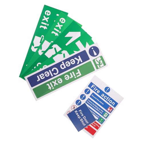 ABOOFAN 21 Pièces Lot de Panneaux de Sécurité Visibilité Solide Flèches Directionnelles en Pvc pour pour et Extérieur