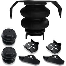 Rear Weld On Air Ride Bag Mounting Brackets Kit w/2600 Air Suspension for Axle Tube Ford F150/250/350, GMC Sierra Chevy Silverado HD Ram 1500 2500 3500, OEM FBSS-RR-2600-BRKT-001