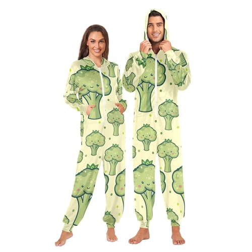 Amazon.com: UMIRIKO Adult Onesie Pajamas Vegetables Broccoli