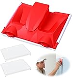 Paint Edger Tool, Paint Edger Tool for Walls with 2 Replacement Pads, Edge Painting Trim Tools Perfect for Trim & Baseboard, Easy to Use, Ideal for Walls Edge, Professional Finish