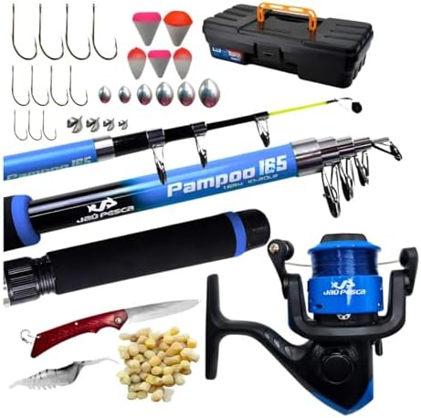 Kit De Pesca Vara S200 - Molinete e Acessórios