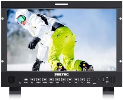 SEETEC P173 PRO 17.3" 1000nit Broadcast Director Production Monitor with 3G-SDI HDMI Input Output, HDMI Support 4K 60, LUT Waveform HDR, Built-in Speaker, for Commercial, Filmmaking, Live Streaming