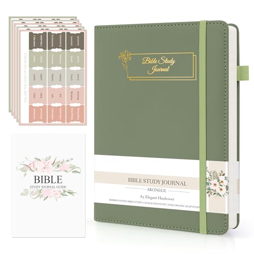 AKONEGE Bible Study Journal - Prayer Journal for Women &