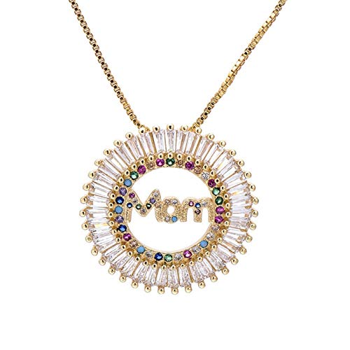 Bijoux de Famille pour Maman Collier Chaîne Ronde en Zircone