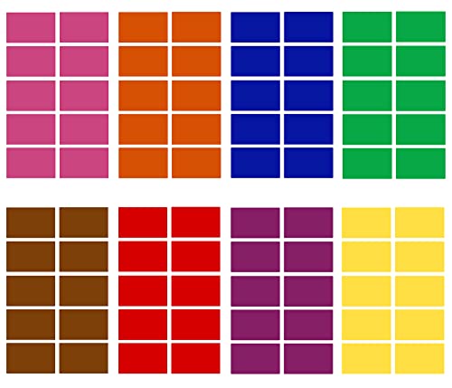 Étiquettes de codage couleur 5,1x3cm Royal Green autocollantes pour tri de documents et inventaire