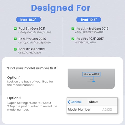 BLUTLOTUS iPad 7th/8th/9th Generation Case with Keyboard - Image 3