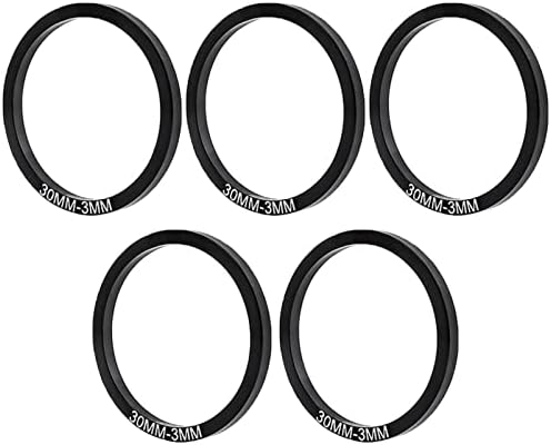 5 Pieces Bike Bottom Bracket Washer Bicycle Ultra-Light Aluminium Alloy Flywheel Hub Spacer Thickness 1mm/2mm/3mm