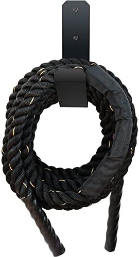 Hemacudy Exercise Rope Storage Hook, Battle Rope Storage Hanger Wall Mount Rope Storage Rack for Exercise Rope Battle Rope in Home Gym or Commercial Gym