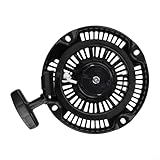 Seilzugstarter für EX13 EX17 EX21 EP17 EH17, Metallabdeckung Rebounding Starter Montage kompatibel mit Teil 269-50201-30, Schwarz
