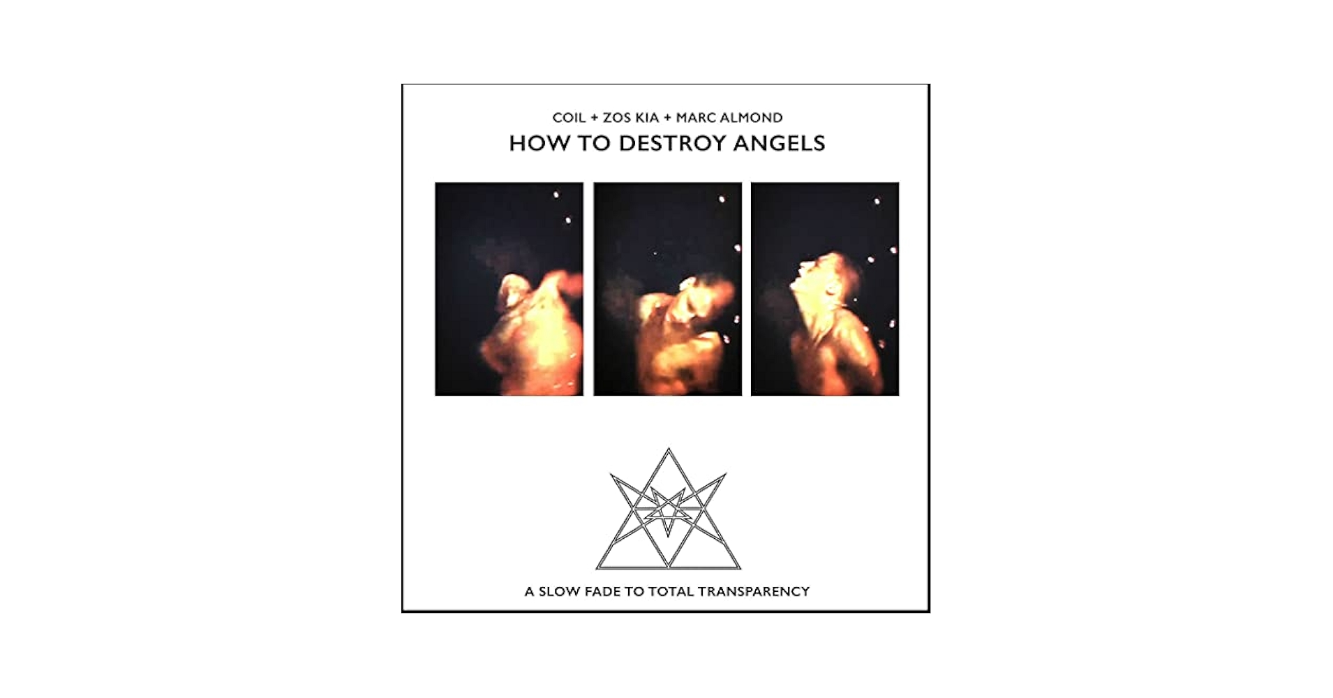 輸入LP Coil + Zos Kia + Marc Almond How To Destroy Angels CSR263LP COLD SPRING /00260 COIL + ZOS KIA + MARC ALMOND - 'How To Destroy Angels' LP
