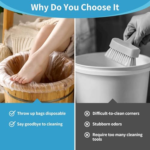 25 piezas liners desechables para pedicura de pies miniatura 4