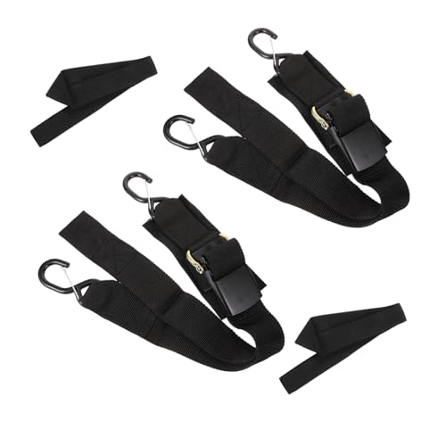 NAMOARLY Boat Tie Down Straps to Trailer 4pcs Nylon Boat Winch Straps Secure Binding Strap for Kayak