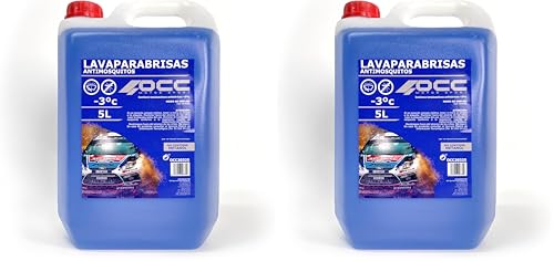 OCC MOTOR SPORT LIMPIAPARABRISAS ANTIMOSQUITOS 5 litros (Paquete de 2)