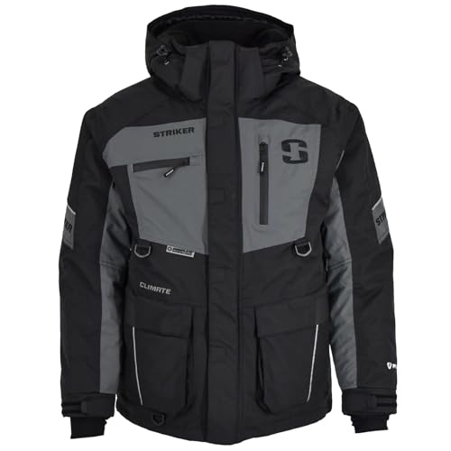 Image of Striker Men's Climate 3-in-1 Insulated, Waterproof Ice Fishing Jacket with Sureflote Flotation Technology
