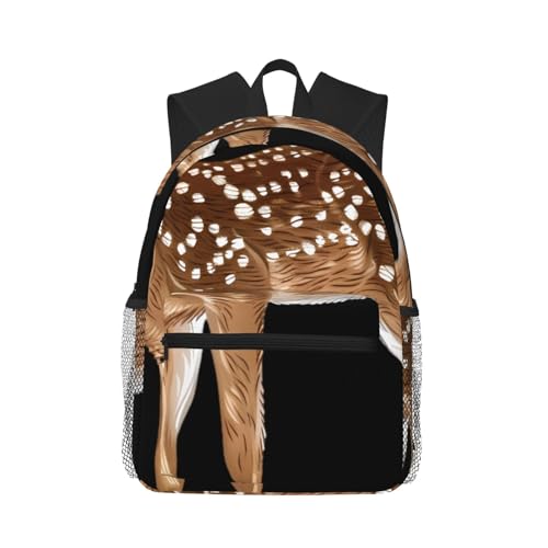 Zhbvncp Dill Doe Nature Deer Redneck Pickle Ultra-Light Packable Backpack 20l - Travel Daypack, Foldable Hiking & Shopping Bag For Men, Wome