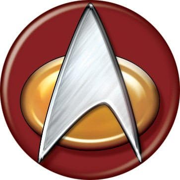 Star Trek: The Next Generation - Communicator Badge - Pinback Button 1.25" Bae-26