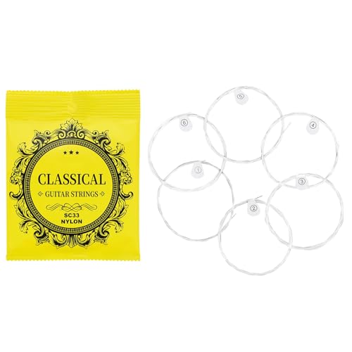 ZHOUSUFEN - Cuerdas de guitarra clásica de nailon para guitarra de 1ª a 6ª cuerda .028-.043 para...