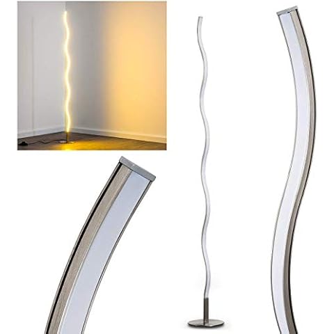 Lámpara de pie LED Dillon minimalista 3000K blanco cálido Cover