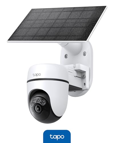 Tapo C610 Kit 2K 3MP Caméra WiFi Extérieur sans Fil avec Panneau ...