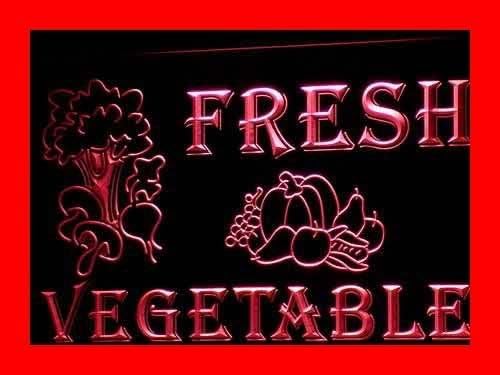 Miniatura 6 de ADVPRO Señuelo abierto de la tienda de verduras frescas Señuelo LED Señal de luz de neón Pantalla i260-b(c)