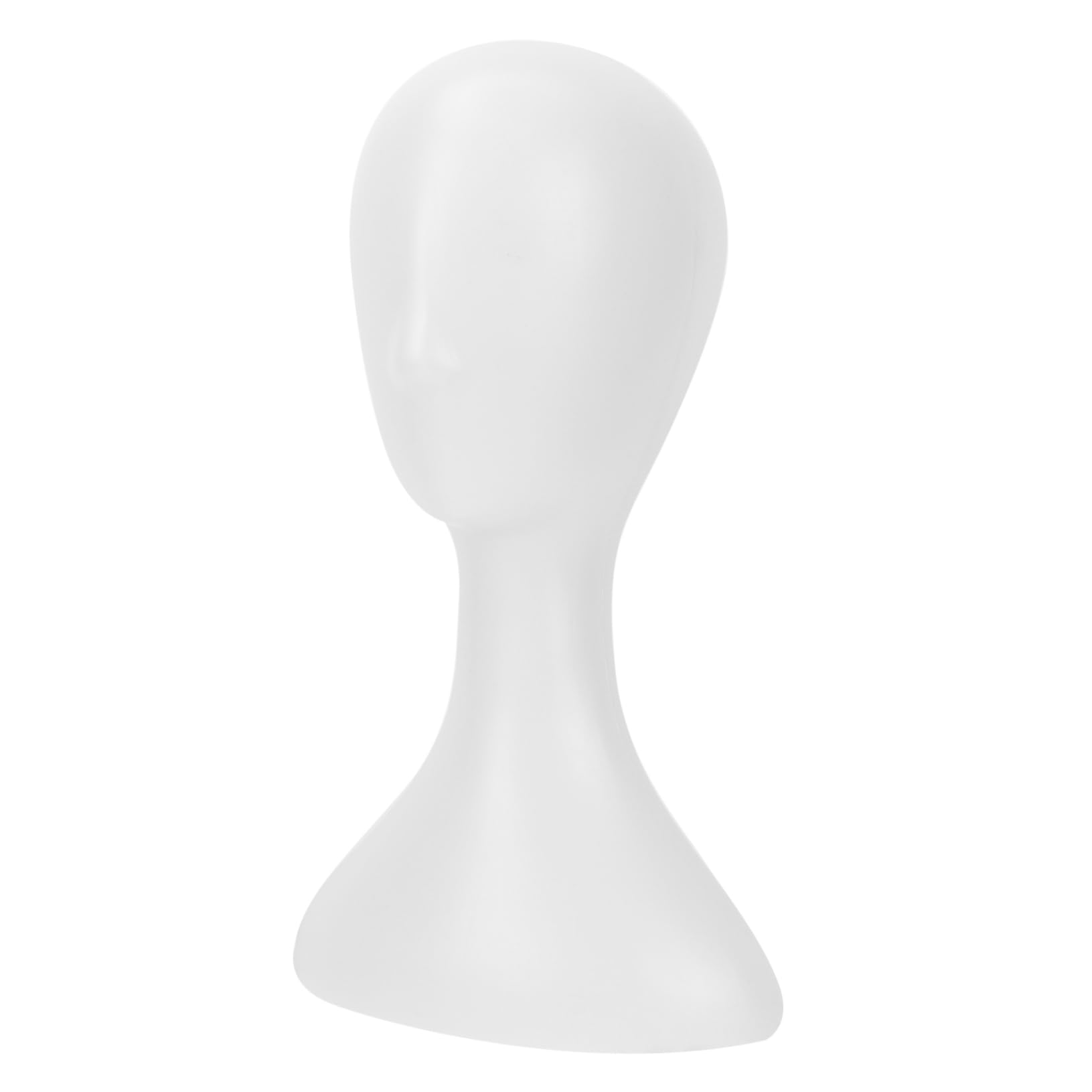 WOFASHPURET 1Pc Female Head Model for Wig and Hat Display Mannequin Head with Smooth Surface for Salon and Store Use Abstract Design