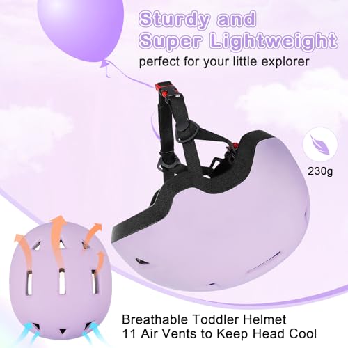 Image of Toddler Helmet, Baby Infant Kids Bike Helmet for Kids Age 1-3 /2-4 /3-5 /5-8 Adjustable Toddler Bike Helmets for Boys Girls for Scooter Skateboard Cycling
