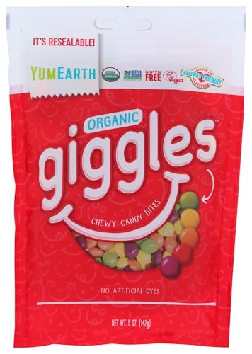 YumEarth Organic Giggles Caramelos Masticables 5 oz x6