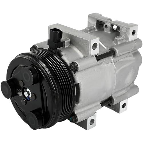 Image of SCITOO AC Compressor for Ford for Mustang 4.0L 2007-2010 | Fast Cooling, Ultra Low Noise (≤72 dB) Air Conditioner Compressor for Summer, with Clutch, 7R3Z19703B 8R3Z19703A AR3Z19703C