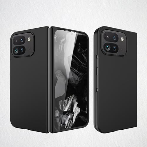 Google Pixel Fold 2�p�ϏՌ��P�[�X�A�K���X�X�N���[���v���e�N�^�[�����A�����h�~�d�b�P�[�X�A�ϏՌ��ی�J�o�[�o���p�[(Black)