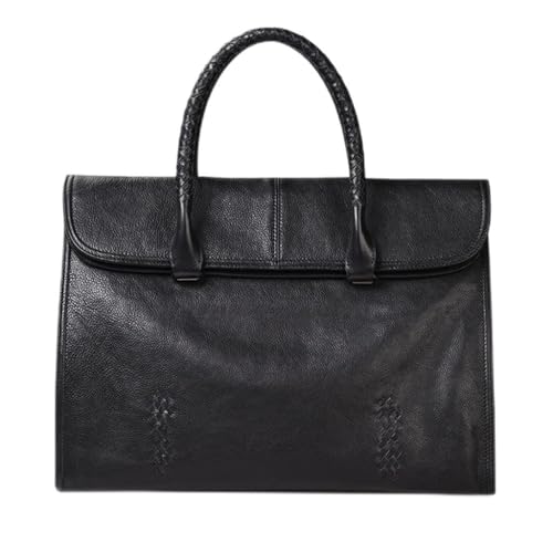 HBJWOV Large Capacity Business Briefcase Computer Bag Trendy Handbag Texture Tote Bag