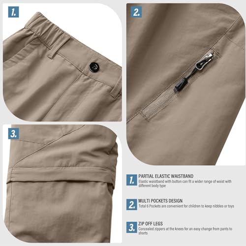 Image of Kids Boys Snow Pants,Youth Outdoor Hiking Fleece Lined Soft Shell Ski Windproof Camping Insulated Pants