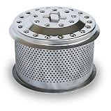 LotusGrill kompaktowy antracytowy grill węglowy/stołowy o niskim poziomie emisji dymu zasilany przez złącze USB lub powerbank. Nadaje się na kemping, wędrówki i na łodzi