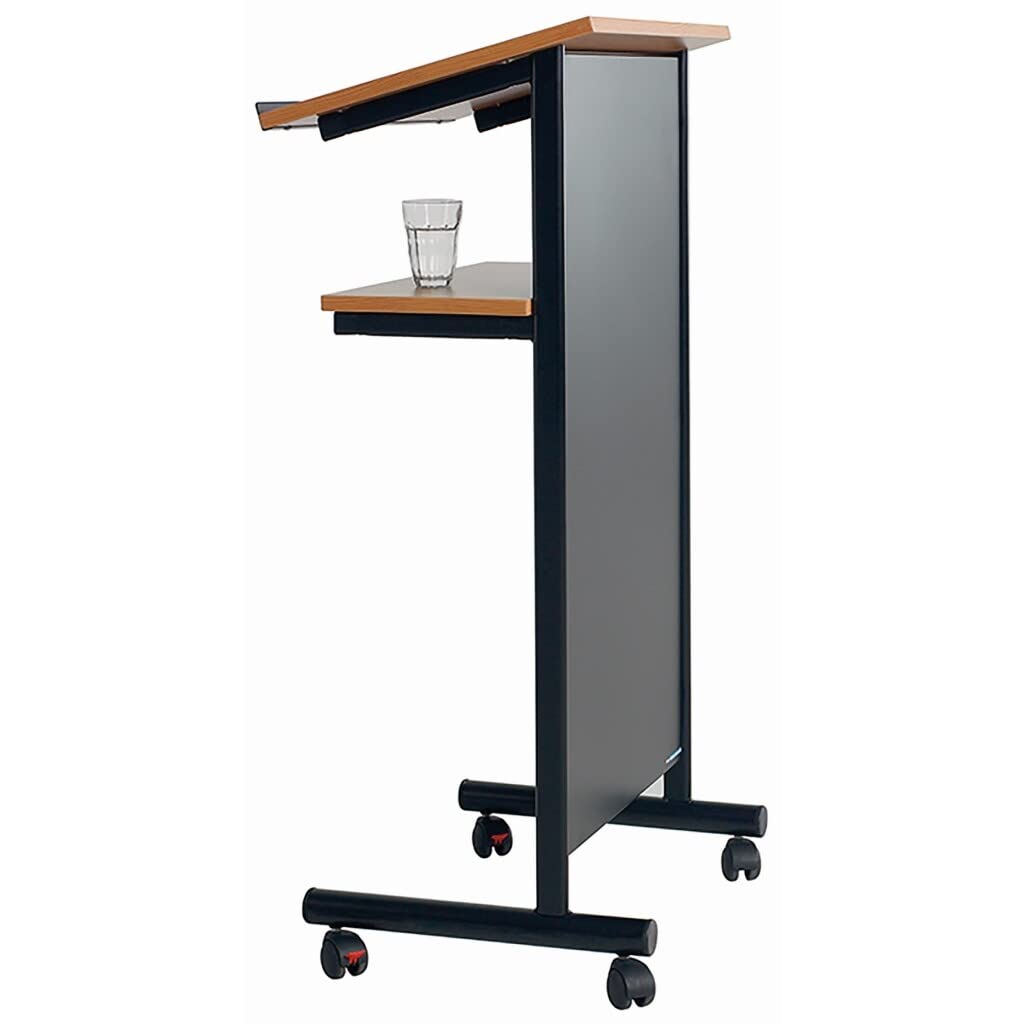 Smit Visual Rednerpult geschlossenes Modell, Buche