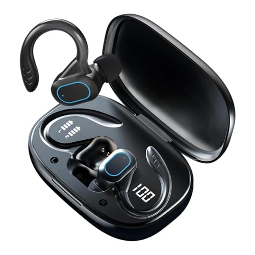 Wireless Earbuds with 3D Surround Sound, Over-Ear Hybrid Design, Smart