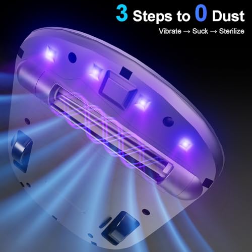 CREATULIZE Milbensauger für Matratzen Bed Vacuum with UV, High Heating, Smart Sensor, Lightweight, and Deep Clean Dust and Pet Hair