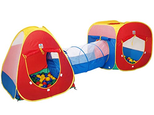 Toca 3 em 1 com 150 Bolinhas Braskit