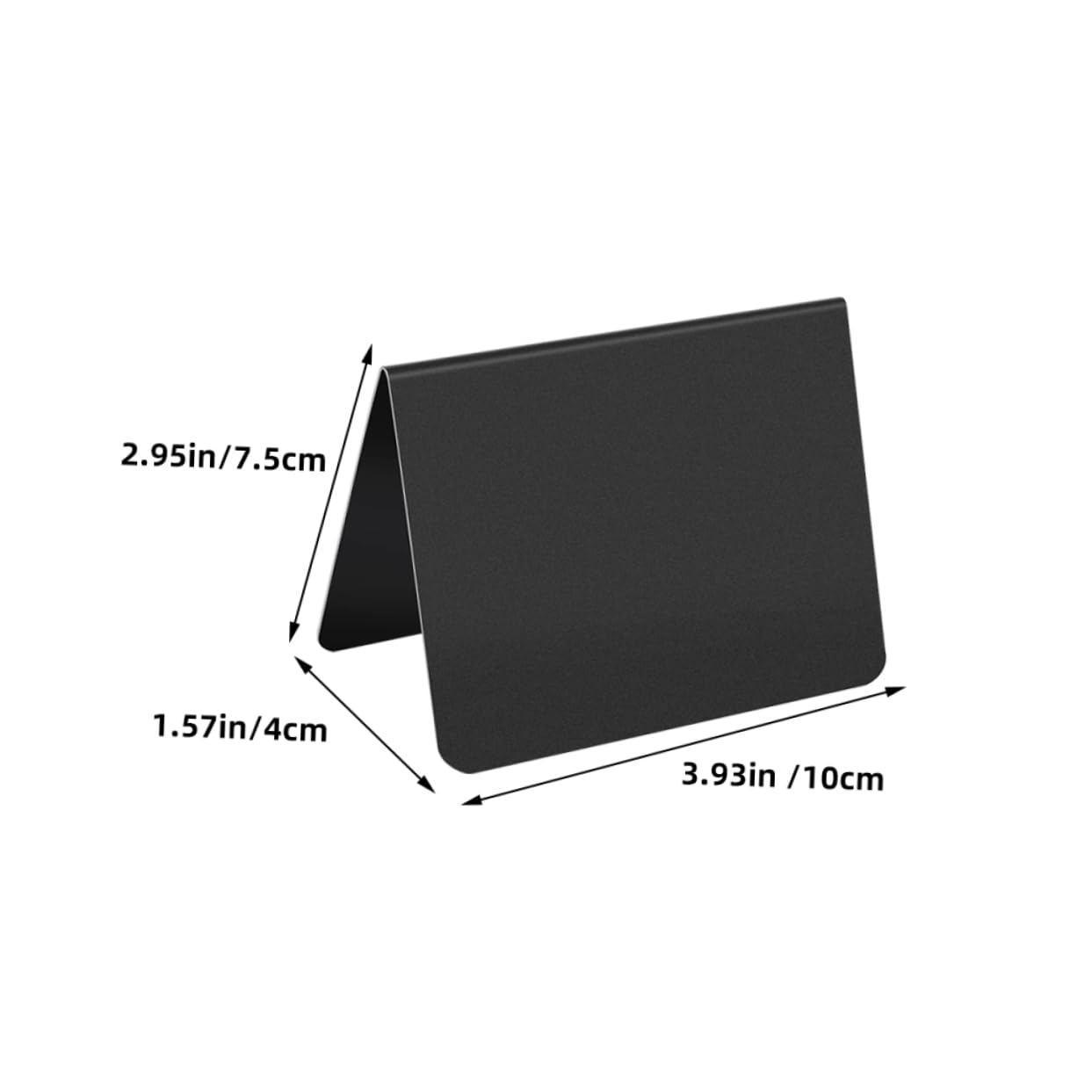 Gadpiparty 4 Sätze Blackboard -preisschild Stichworte Planke Schwarze Kreidetafel Kreidetafel-schild Tafelschild Preistafeln Zeichnen Tafeln Für Restaurants Pvc 15 Stücke * 4