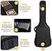MOHUNFEY 39 inch Electric Guitar Bag Gig Bag 0.57 inch Padding Sponge 600D Ripstop Waterproof Backpack Padded Dustproof Soft Soft Guitar Case Black