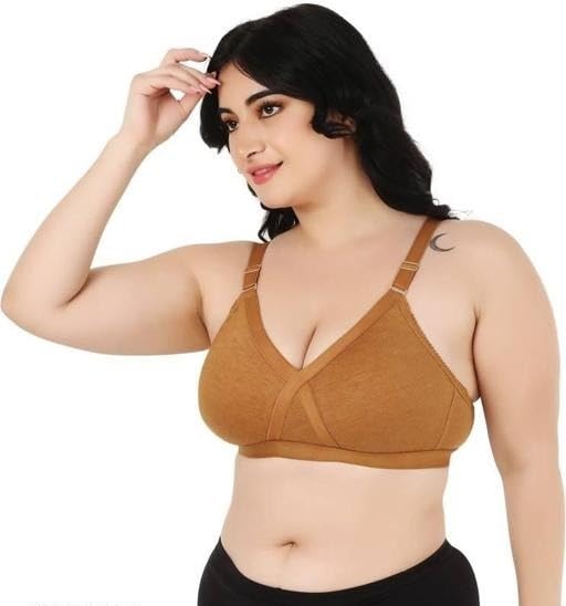 INKleider Hosiery Cotton Bra for Women Full Coverage | Non Padded, Non Wired | Everyday wear Cotton brassier for Ladies, Regular wear Undergarments for Women Golden 30C-image-46