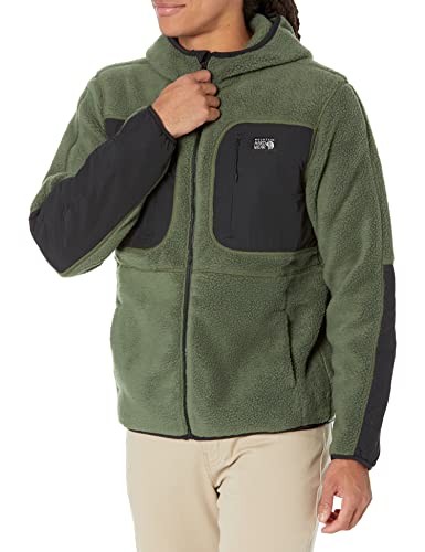 Image of Mountain Hardwear Men's HiCamp Fleece Hoody, Surplus Green, XX-Large