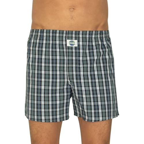 D.E.A.L International Boxershorts Grün & Blau kariert Größe XXL