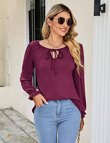 Womens Short Sleeve Tops Dressy Casual V Neck T Shirts Summer Business Blouses Puff Sleeve Loose Fit Tunic Tee 2 Womens Short Sleeve Tops Dressy Casual V Neck T Shirts Summer Business Blouses Puff Sleeve Loose Fit Tunic Tee