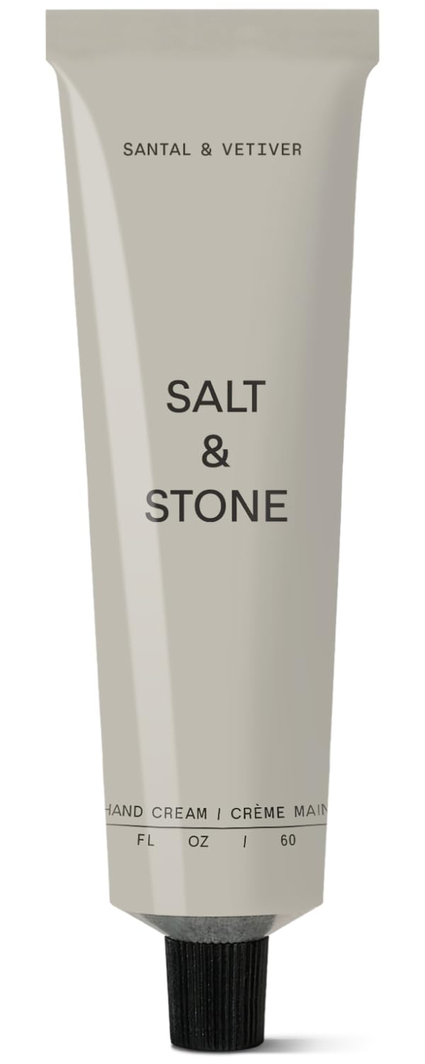 Salt & Stone Hand Cream for Women & Men, Santal & Vetiver, 60 ml (Pack of 1)