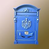 Wandbriefkasten für Den Außenbereich, Briefkasten Zahlenschloss, Standbriefkasten Freistehend für...