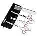 Tijeras de Perro, HARPIMER 4 juegos de perro tijeras de preparación, de acero inoxidable Profesional de mascotas grooming tijeras juegos traje de casa de corte curvado Tijeras de adelgazamiento