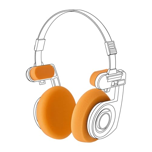 YAXI Earpads + Headband Cushions for KOSS PortaPro (Orange)