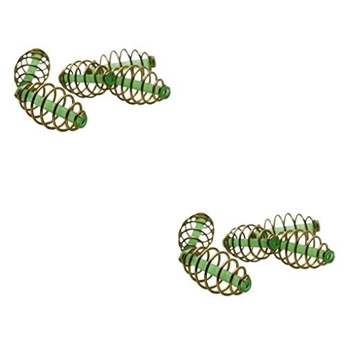 SUIOPPYUW 2 Satz von Angeln Spring Feeder Bait Cage Methode Salzwasser Tackle S – Bild 3