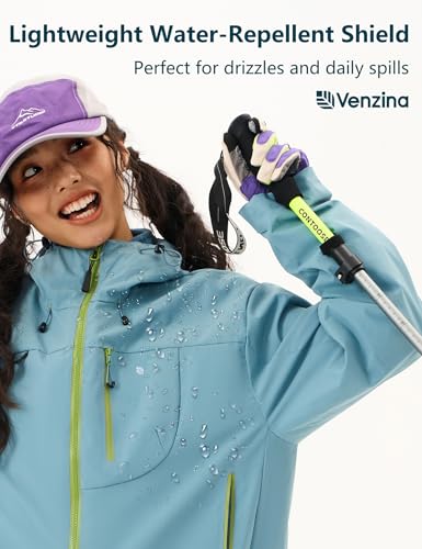 Image of Venzina Women's 3-in-1 Thermal Jacket I Windproof & Water-Resistant Graphene Heating Winter CoatFleece-Lined Jacket for Hiking, Camping, Skiing & Daily CommuteFashion-Forward Outdoor Wear