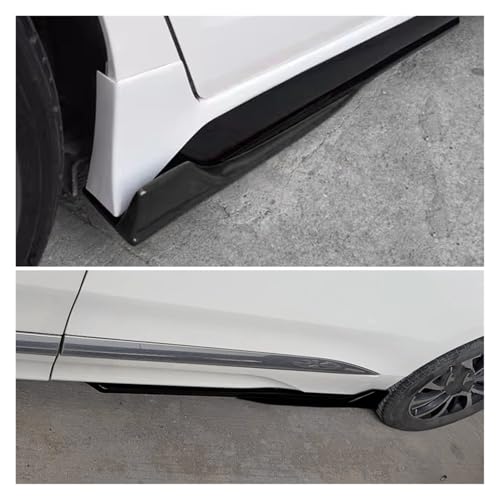 Faldón lateral de coche divisor negro para paneles basculantes automotrices 4